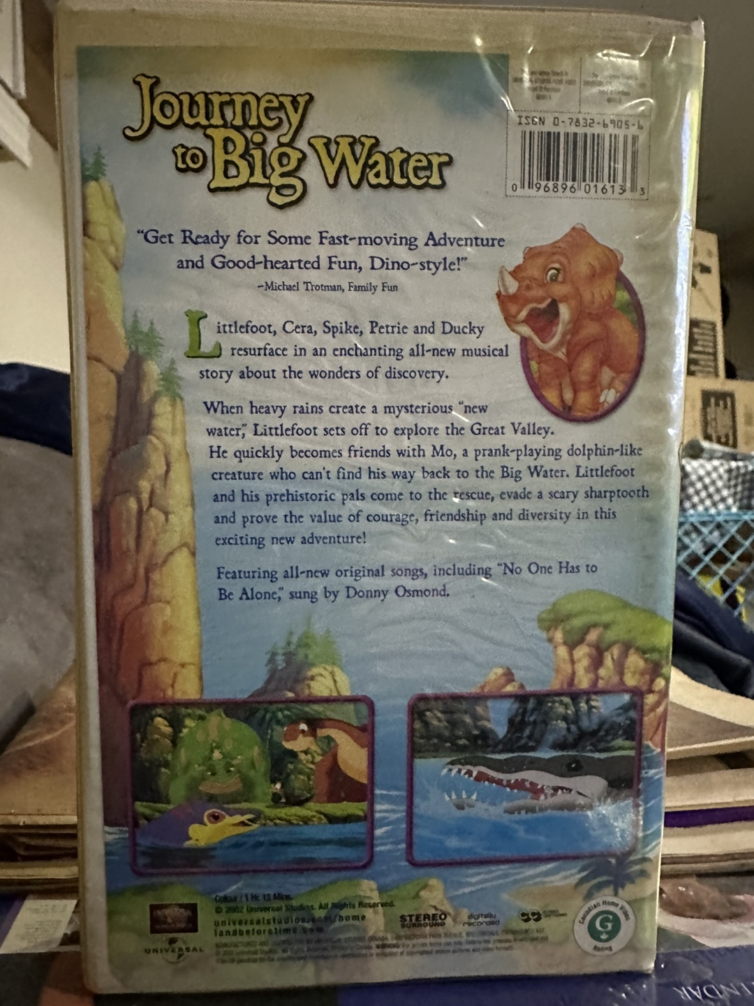 The Land Before Time VII: Journey to Big Water VHS Tape - photo 2