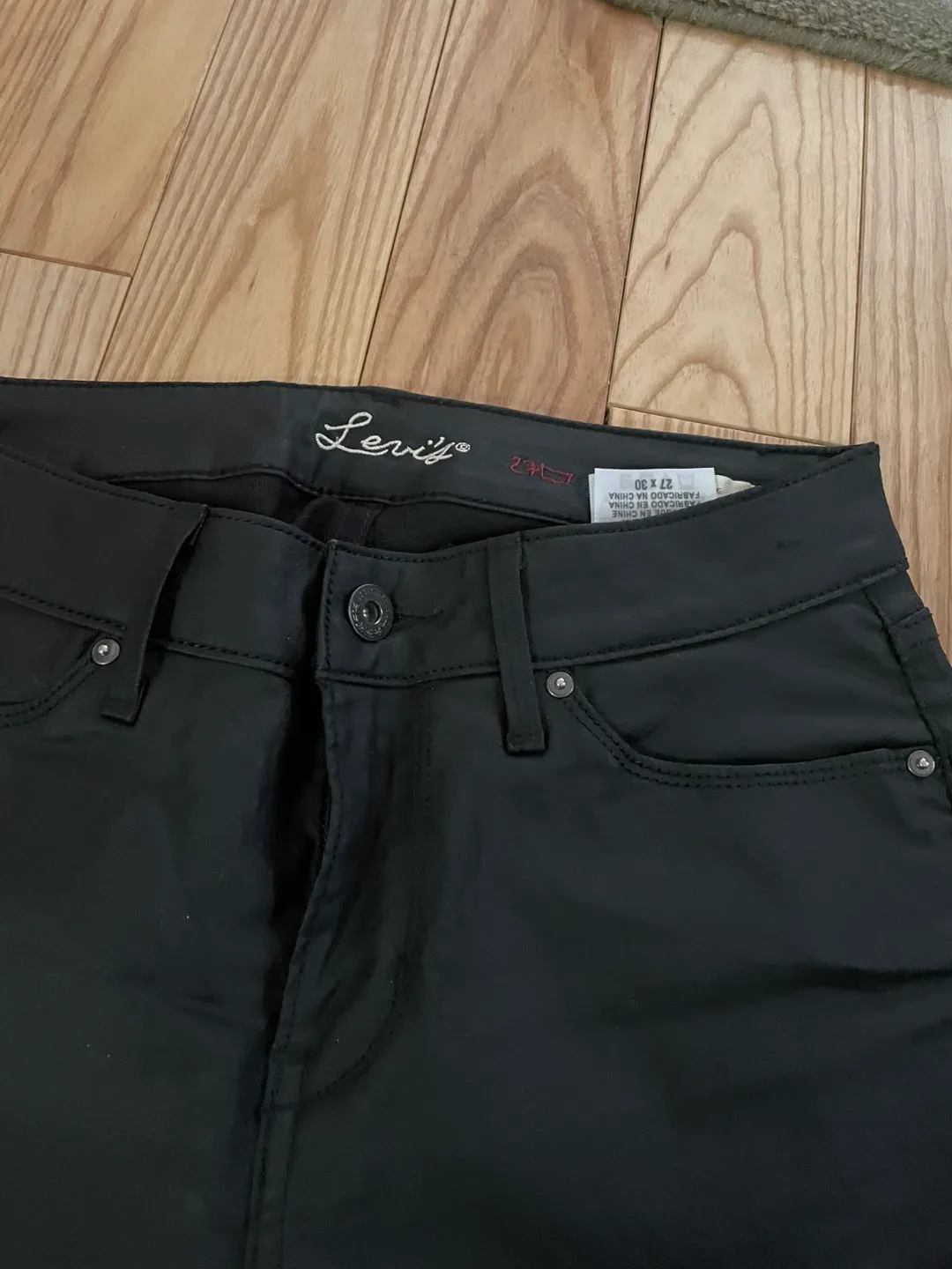 Levi's Black Jeans - Size 27x30 image indicator(2)