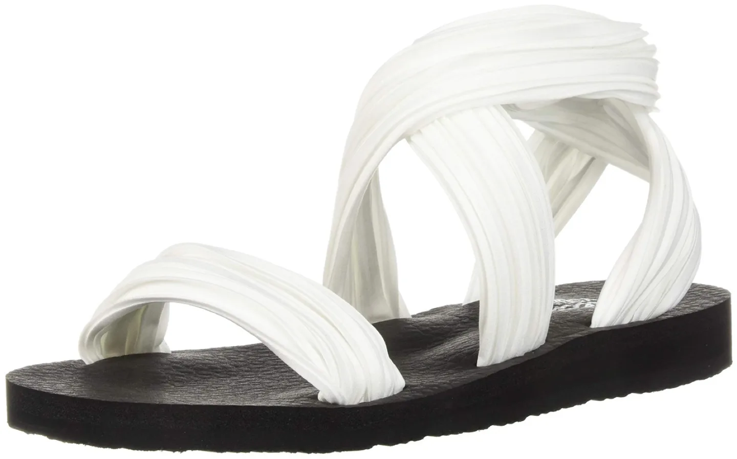 Skechers Yoga Foam Sandals - White size 8 image indicator(2)