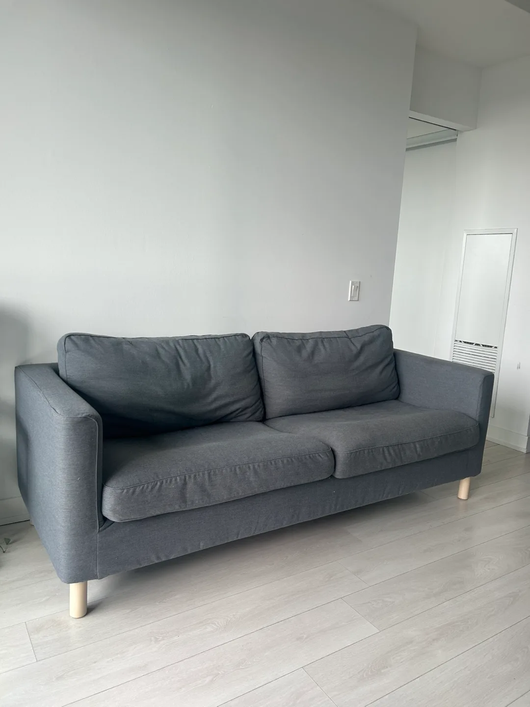 IKEA Two-Seater Sofa - Dark Grey image indicator(2)