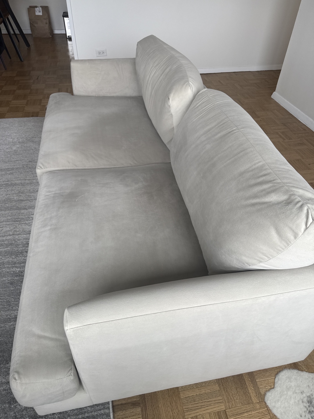 West elm Light Grey Sofa - available in July - photo 2