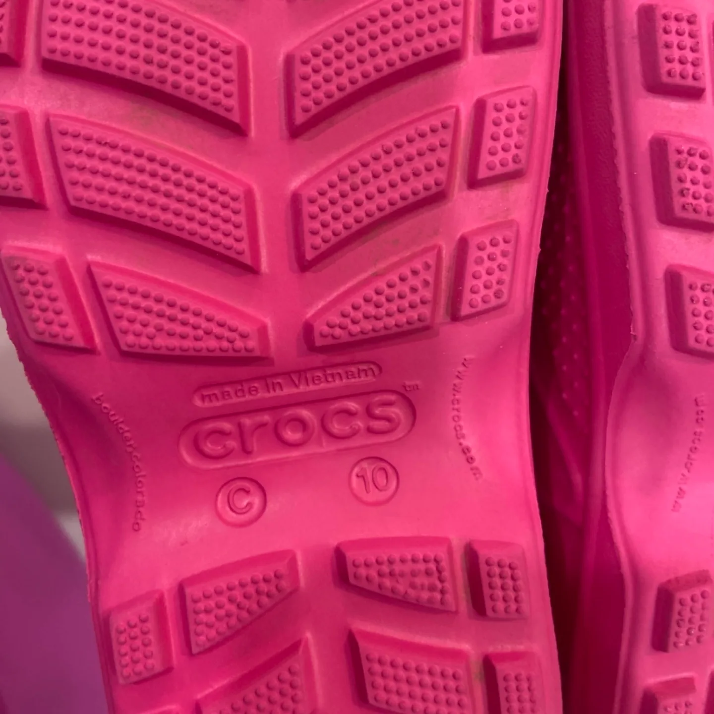 Size C10 kids Crocs Rainboots image indicator(7)