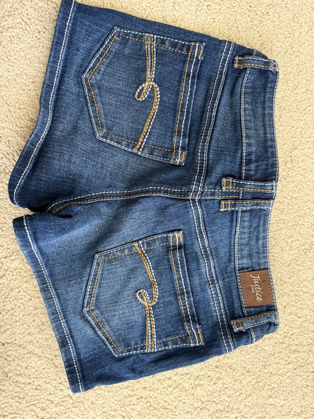 Justice Girls Denim Shorts Size 10 - photo 2