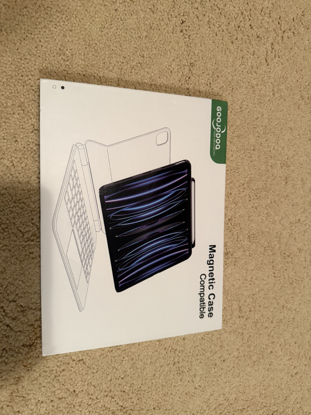 White Magnetic Case for iPad - photo 3