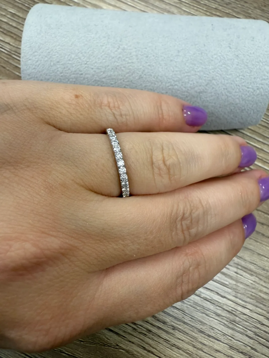 Moissanite Band Ring image indicator(4)