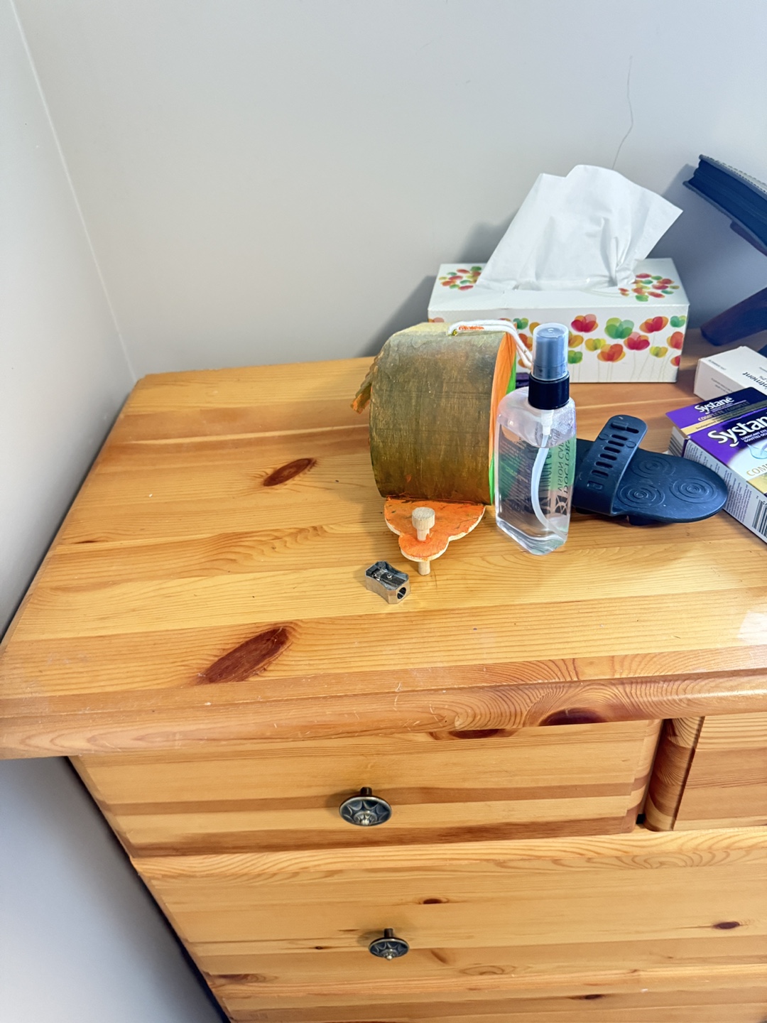 Five-Drawer Pinewood Chest of Drawers