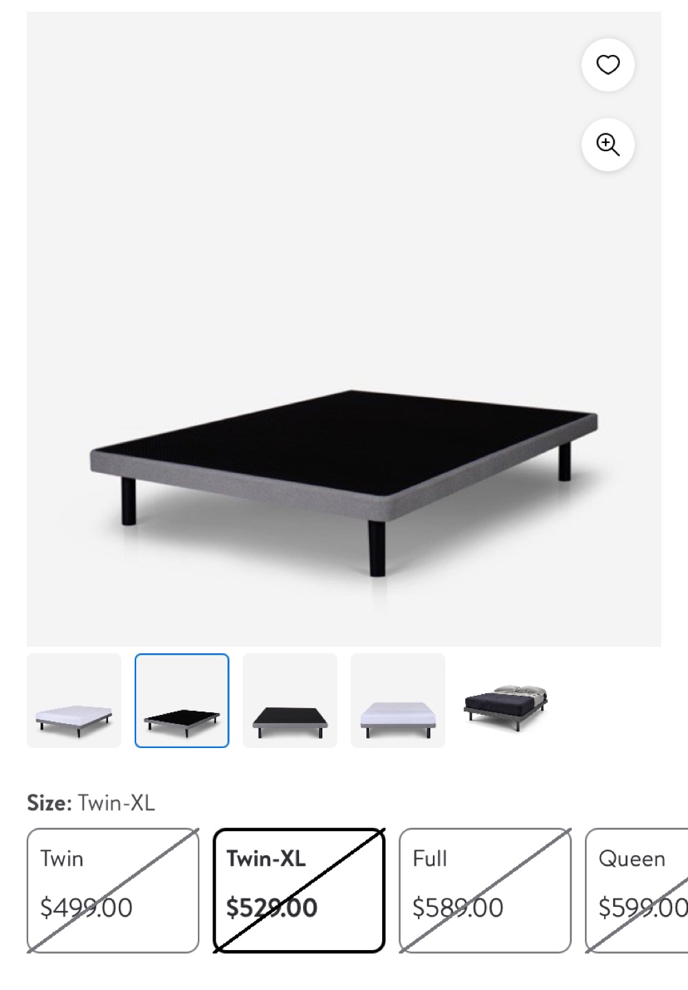 Sleep Country Double Upholstered Platform Bed (CAN DELIVER) - photo 2