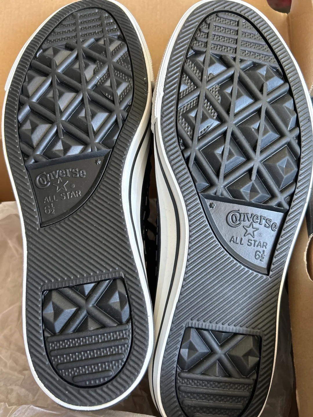 Black Studded Converse Chuck Taylor All Star High Tops image indicator(3)