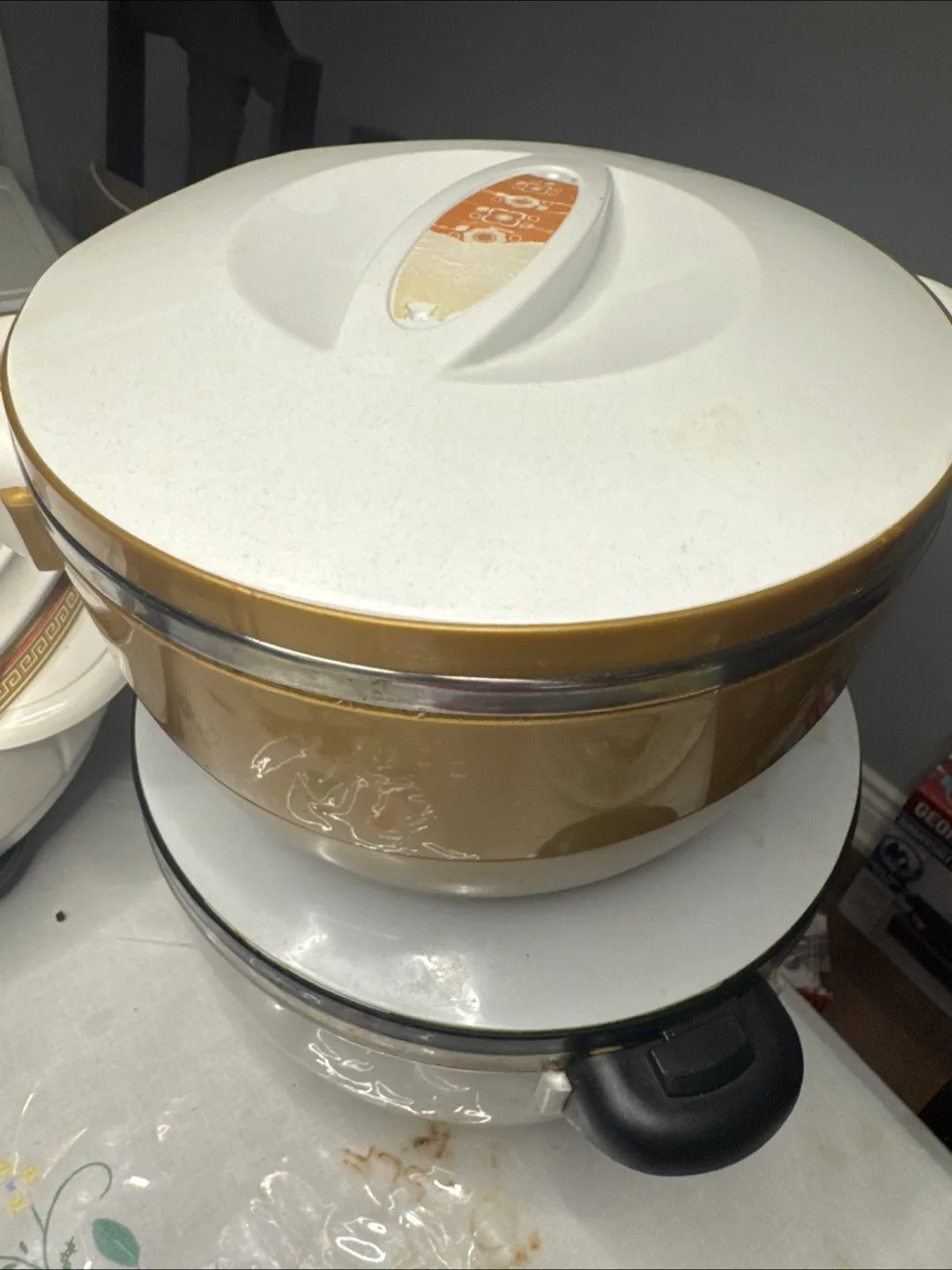 Set of 3 Thermal Food Warmer containers thumbnail