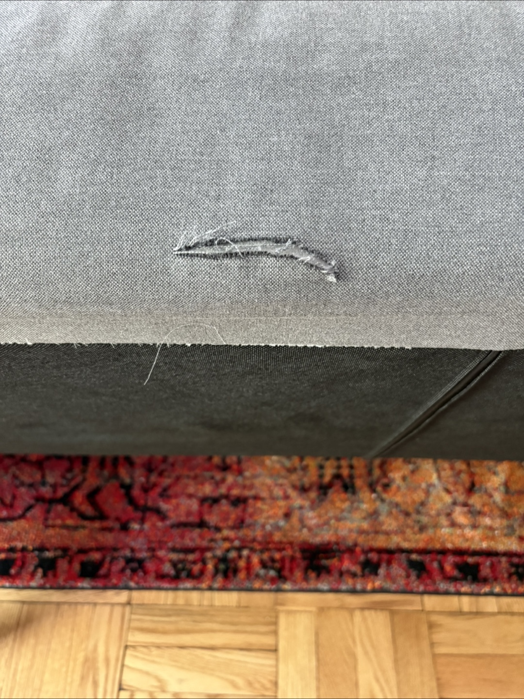Gray Futon Sofa Bed - photo 3