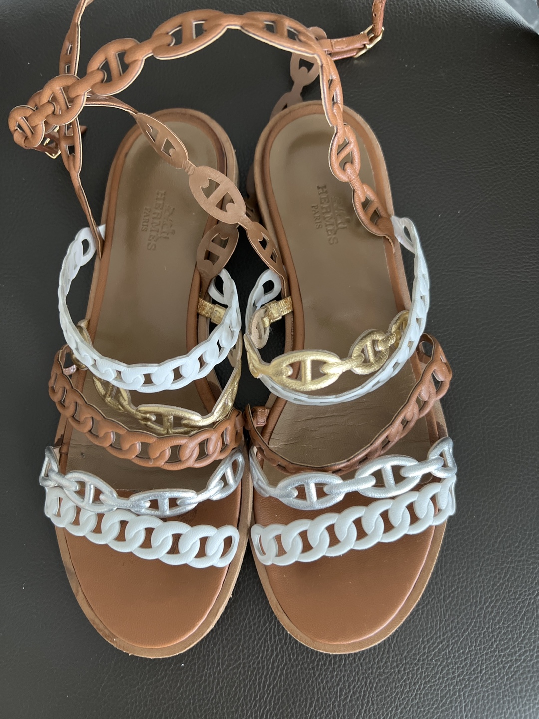 Hermes Oran Sandals size 38