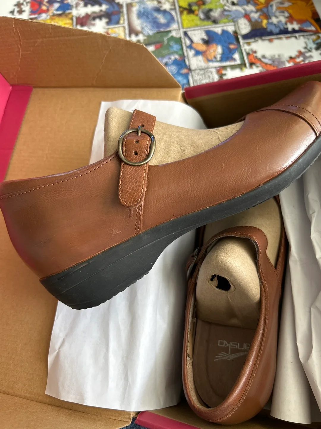 Dansko Women's Brown Leather Mary Janes - Size 38 image indicator(2)