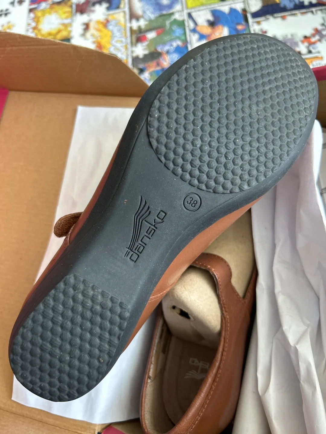 Dansko Women's Brown Leather Mary Janes - Size 38 image indicator(3)