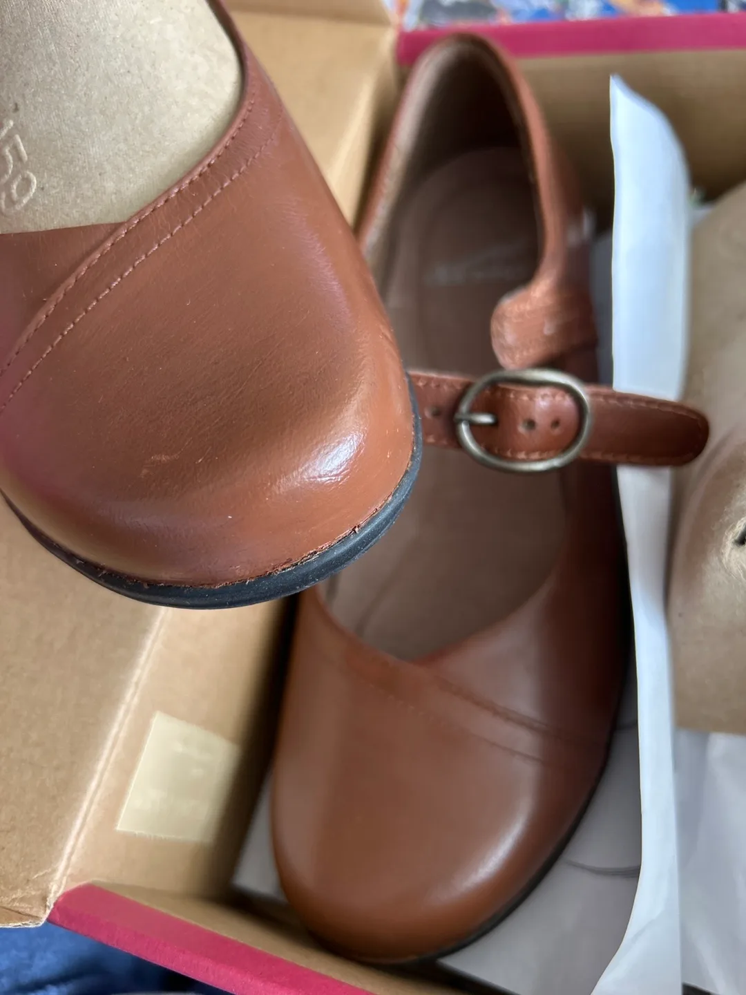 Dansko Women's Brown Leather Mary Janes - Size 38 image indicator(8)