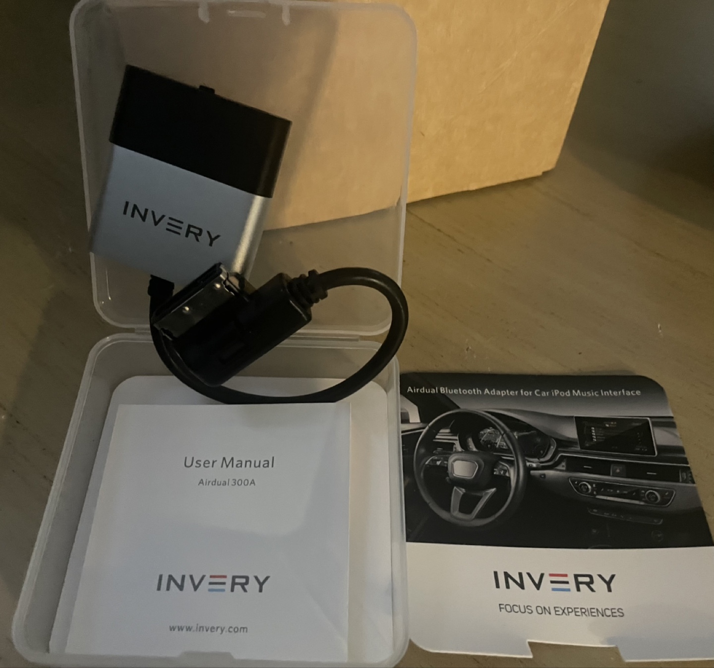 Invery Airdual 300A Bluetooth Adapter For car