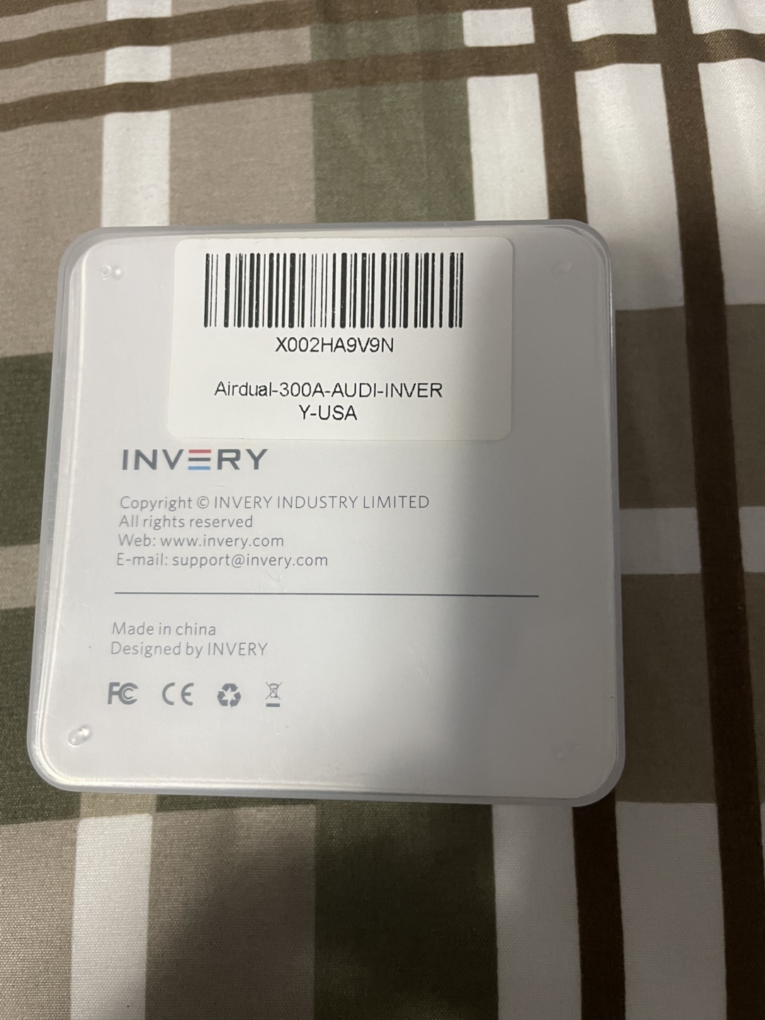 Invery Airdual 300A Bluetooth Adapter For car - photo 2