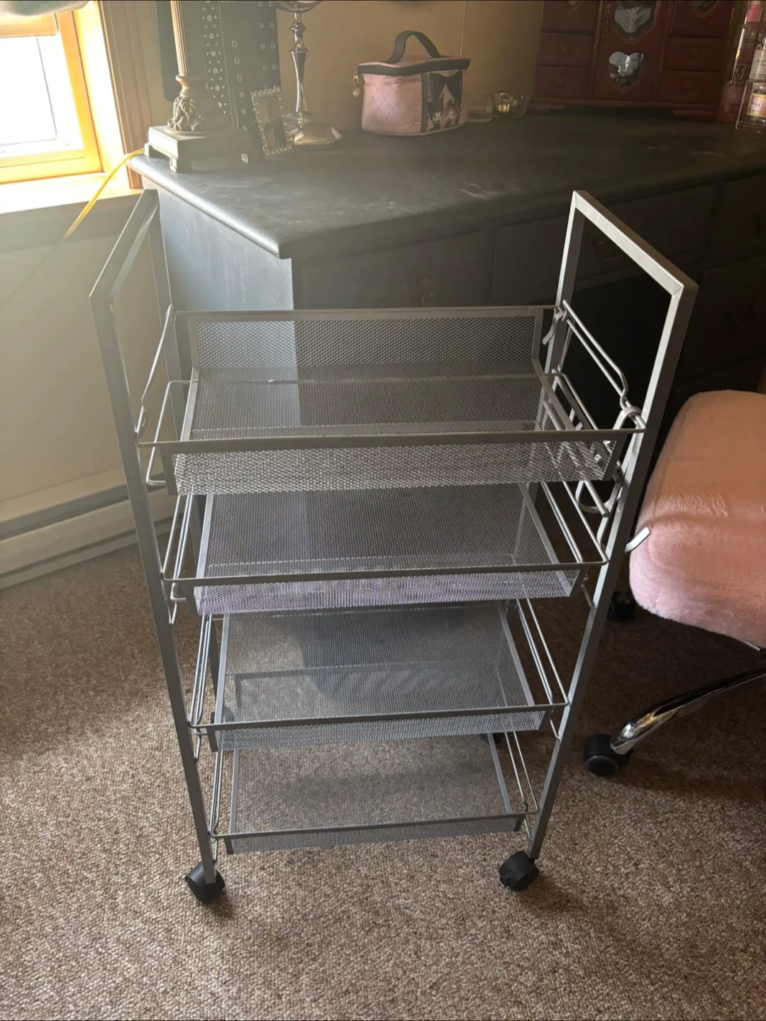 Four-Tier Rolling Cart Organizer thumbnail
