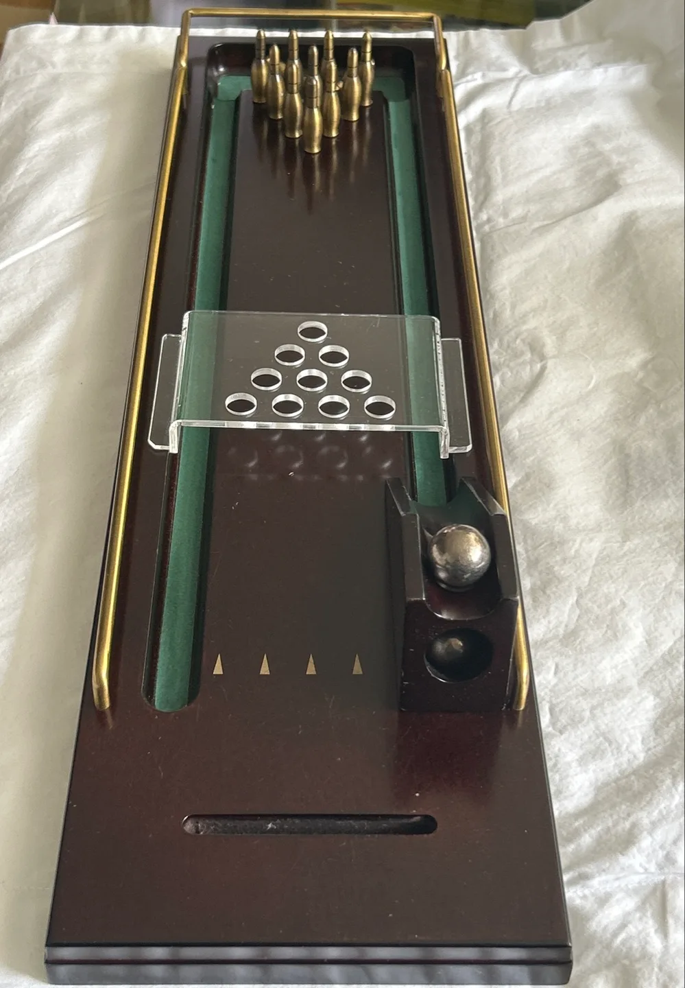 Bombay Company Coffee Table Bowling Game image indicator(4)