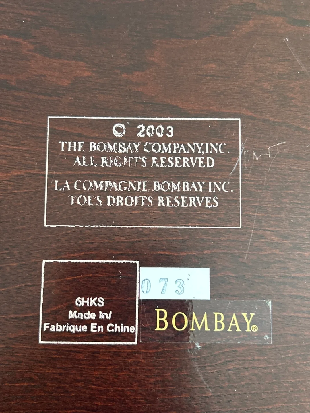 Bombay Company Coffee Table Bowling Game image indicator(5)