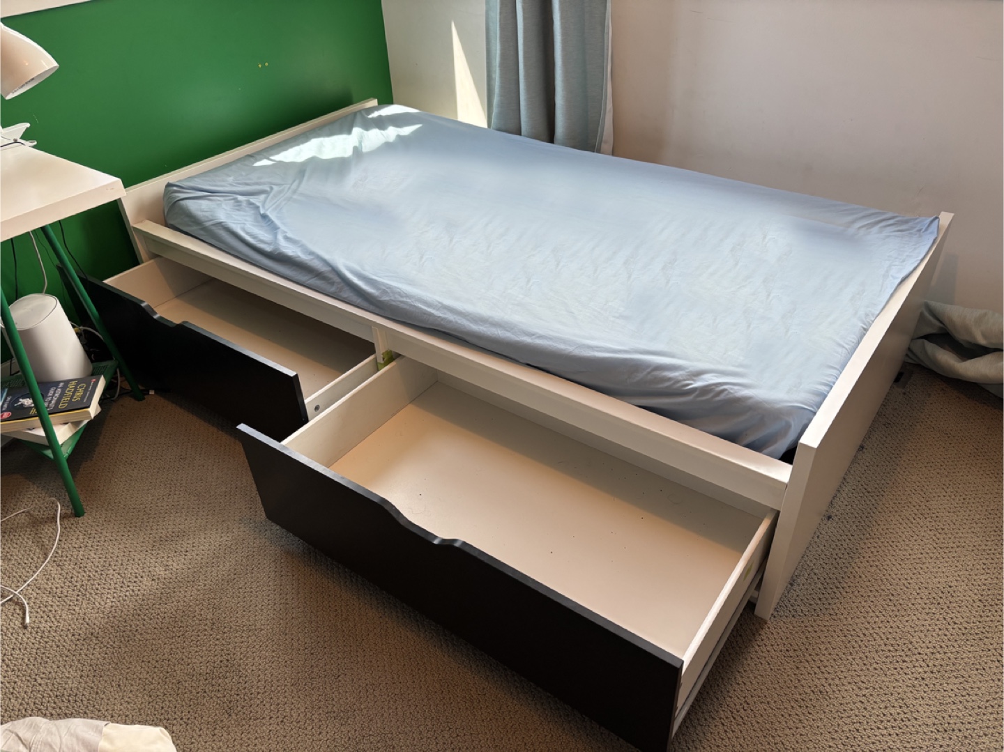 IKEA FLAXA Twin Bed Frame with Storage