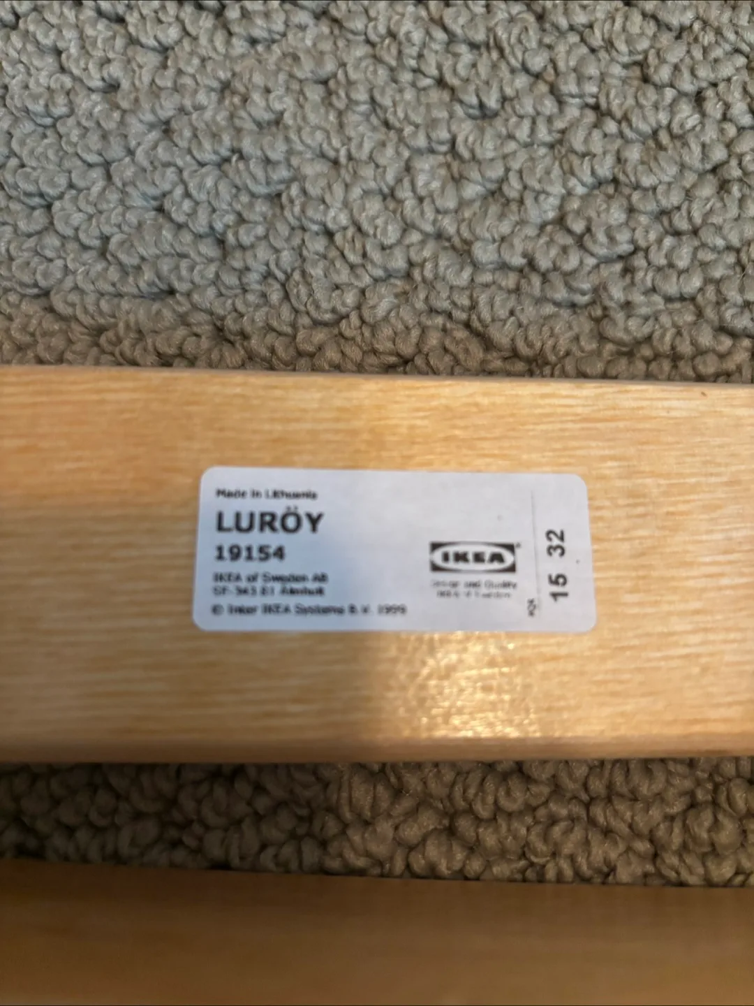 IKEA FLAXA Twin Bed Frame with Storage image indicator(4)