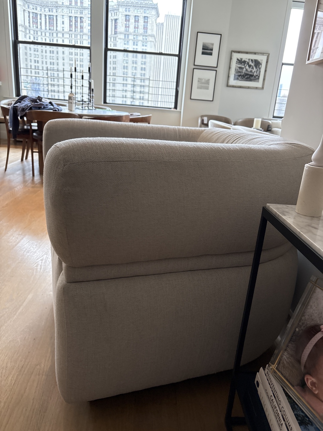 Modern Off-White Armchair - photo 4