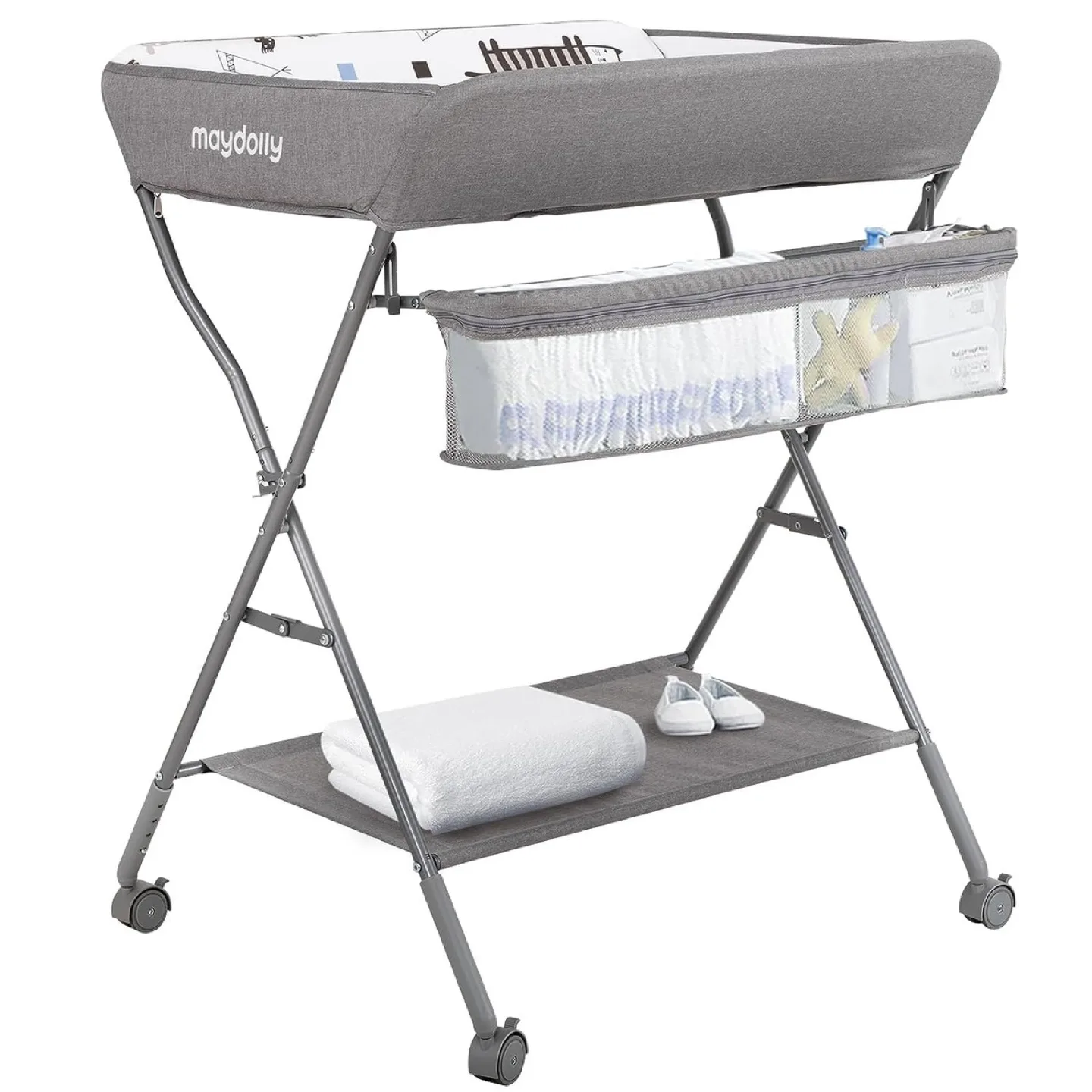 Maydolly Baby Changing Table with Wheels thumbnail