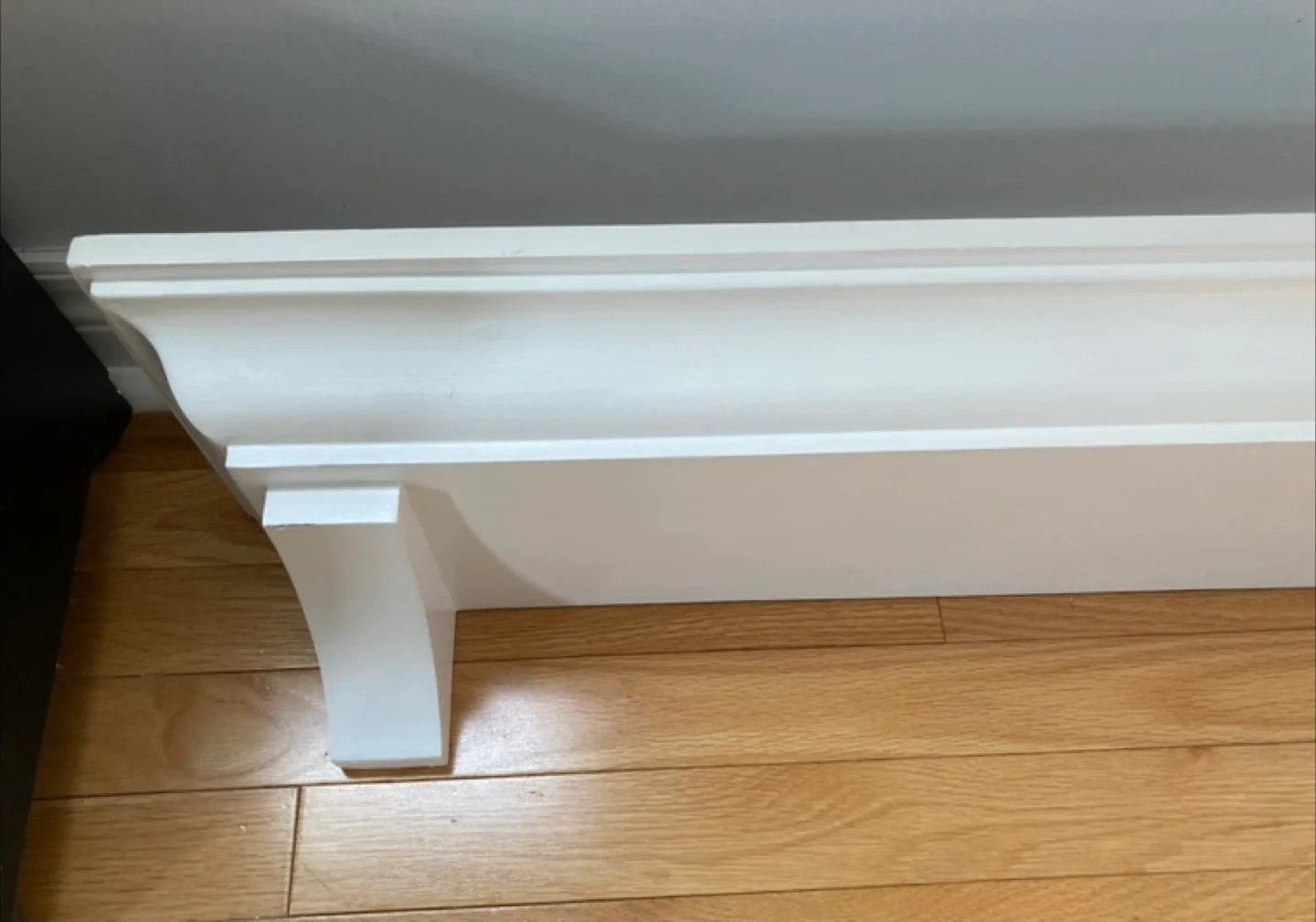 White painted shelf. Stouffville pickup thumbnail
