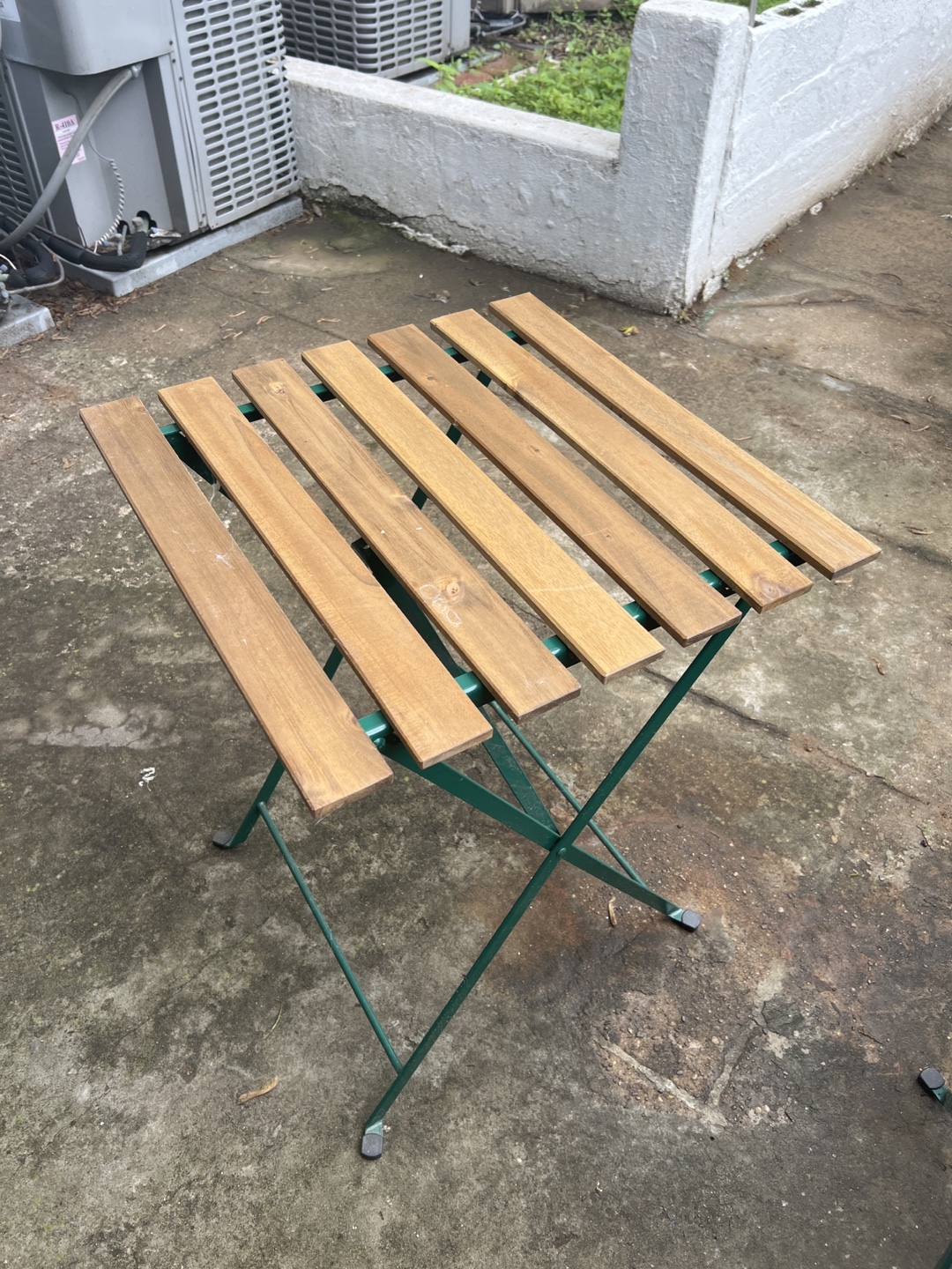 IKEA Metal and Wood table Set w/ 2 table - photo 3