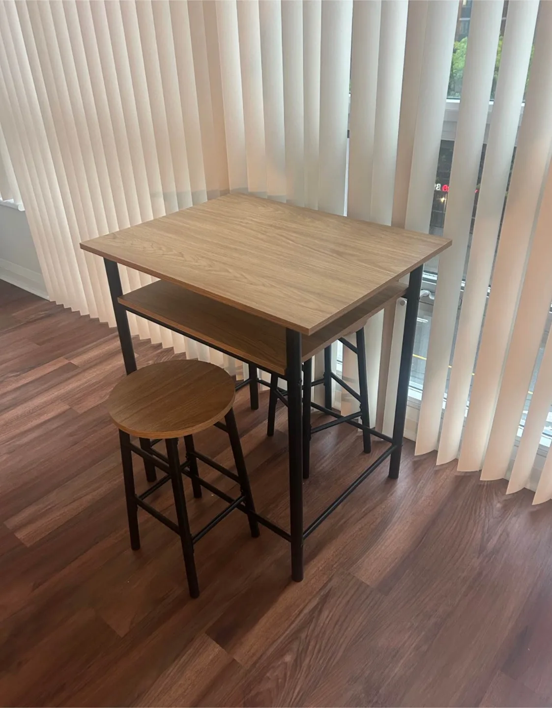 Small bar table & 2 bar stools thumbnail