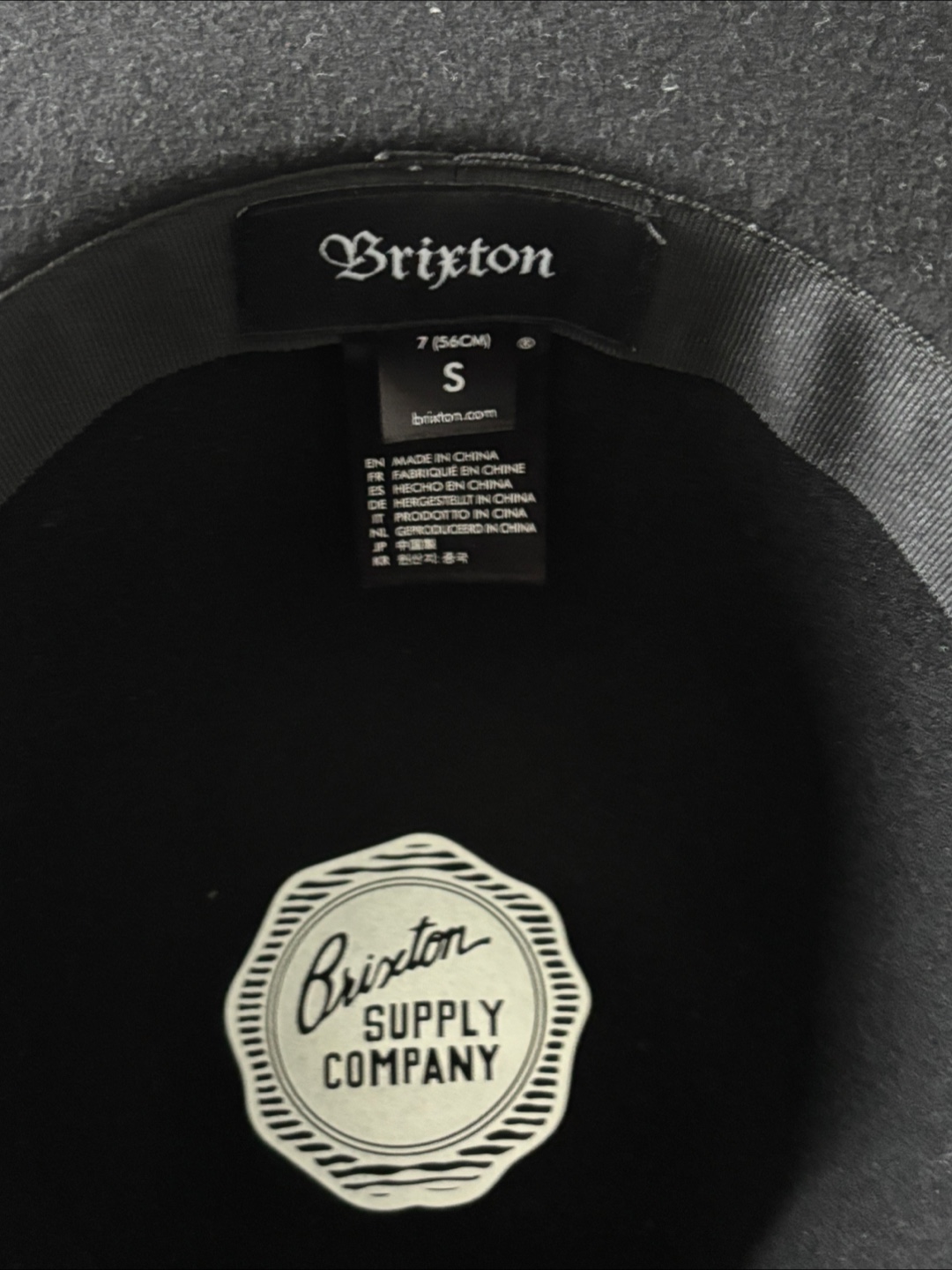 Black Brixton Supply Co. Women's Wool Hat Size Small - photo 4