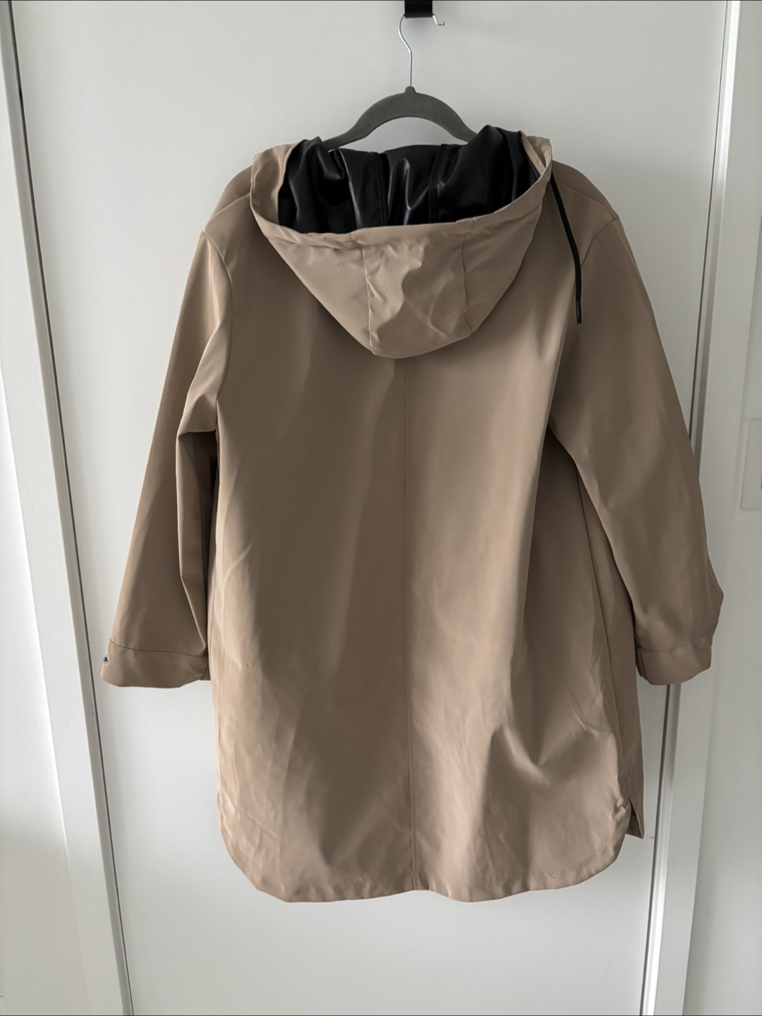 Zara Beige Hooded rain Jacket - photo 2