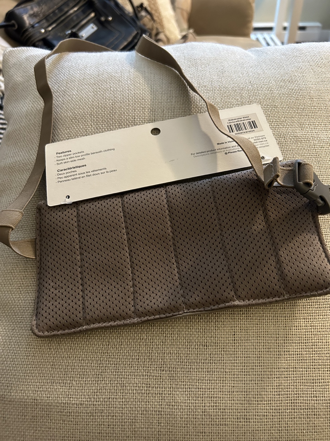 MEC Globetrotter Waist Wallet - Taupe - photo 2