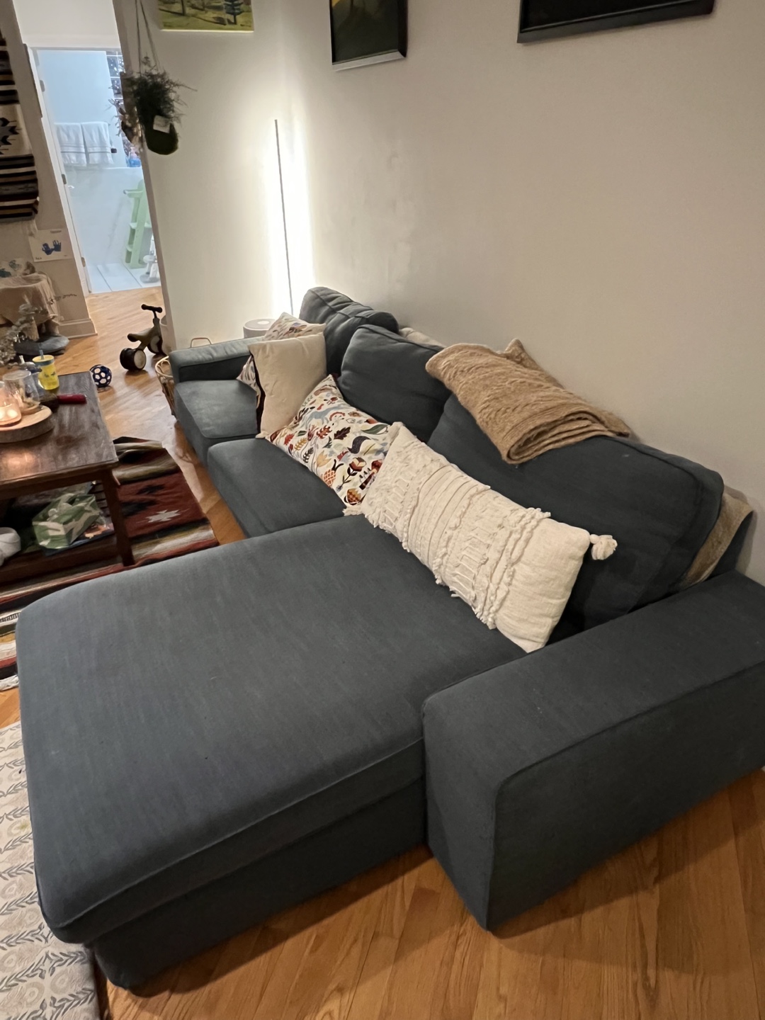IKEA KIVIC Sectional Sofa - Teal - photo 4