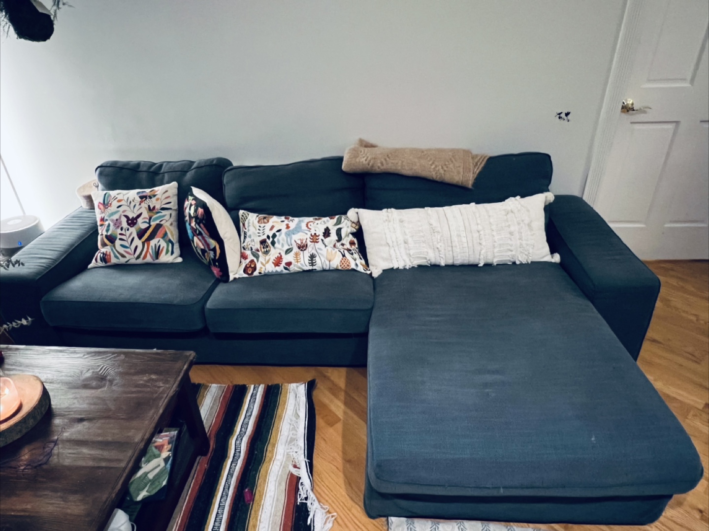 IKEA KIVIC Sectional Sofa - Teal