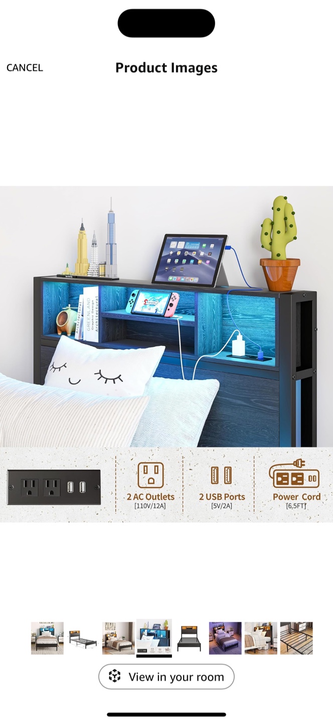 Twin size bed frame - photo 2