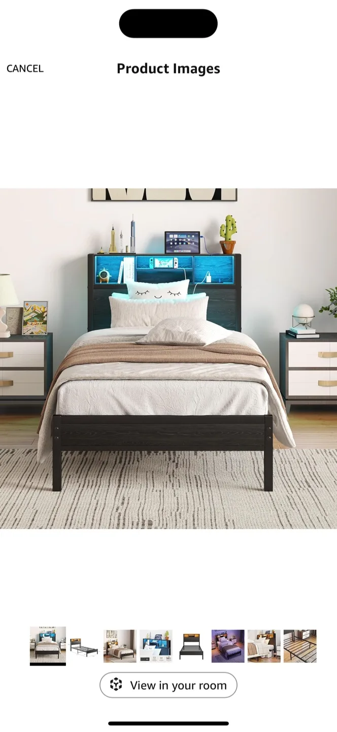 Twin size bed frame thumbnail