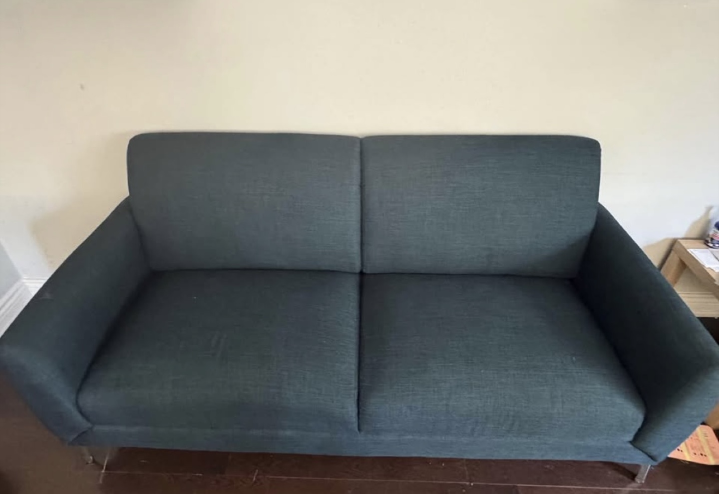 Dark Teal Two-Seater Sofa
