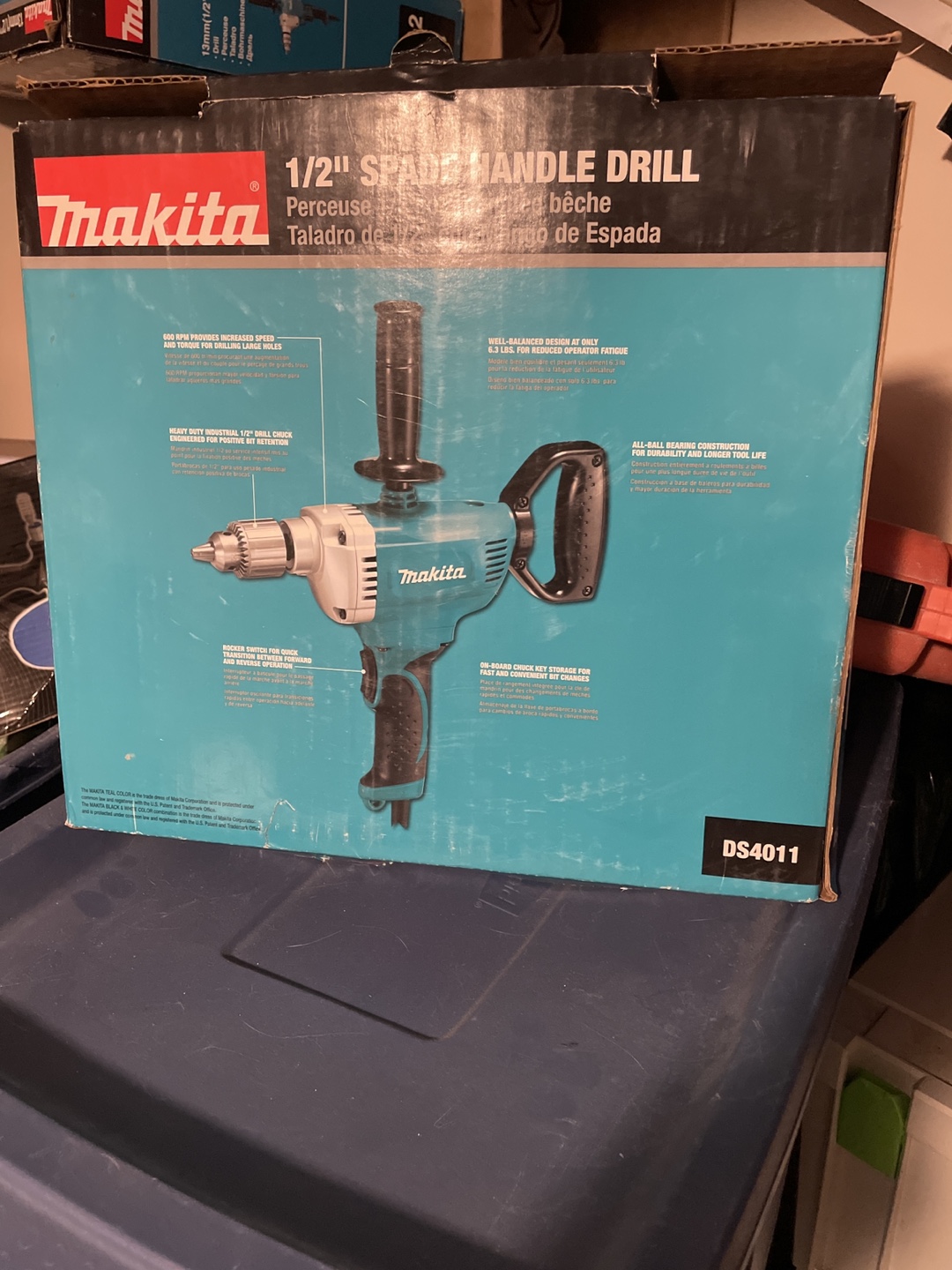 Makita 1/2" Spade Handle Drill DS4011 - New in Box