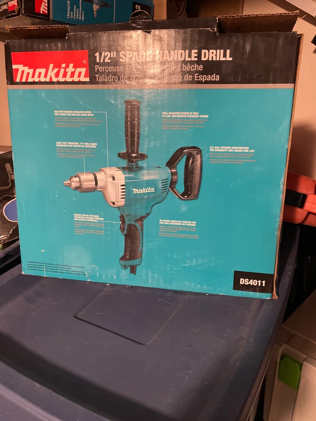Makita 1/2" Spade Handle Drill DS4011 - New in Box thumbnail