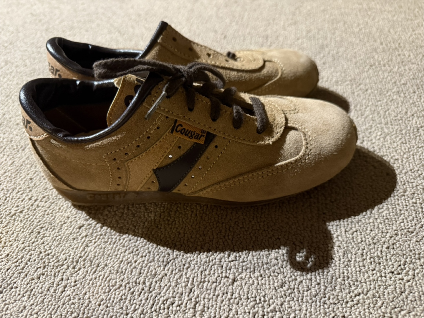 Vintage Cougar Suede Sneakers