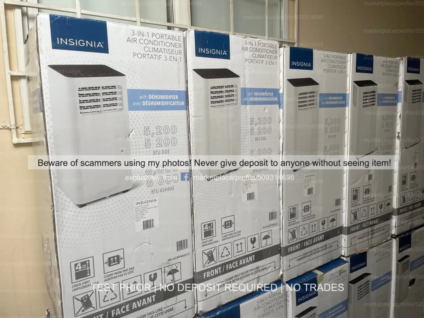 NEW Insignia Portable Air Conditioner 8000 BTU | 350 Sqft | 2024