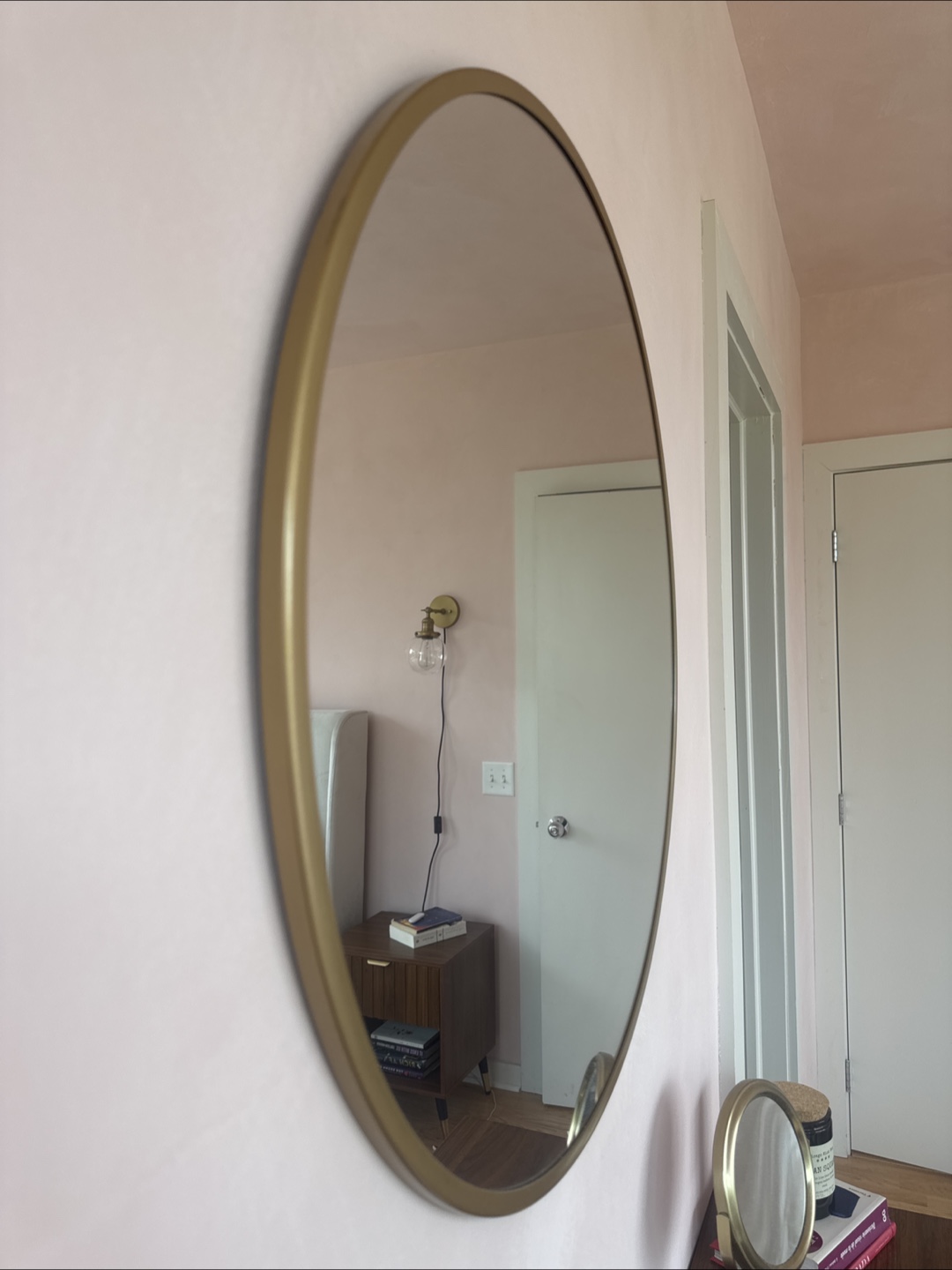 Gold Round Mirror 28” - photo 2