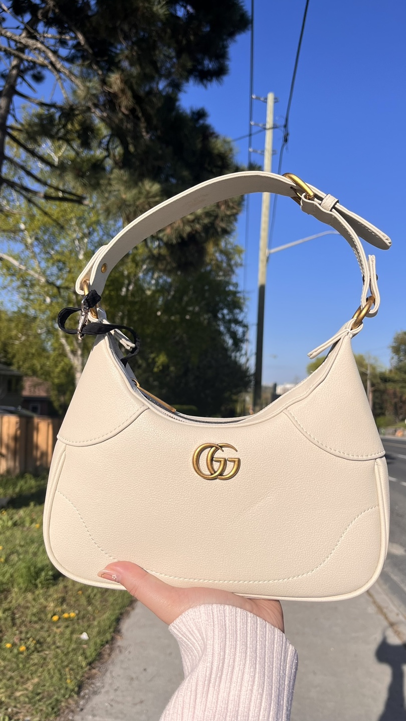 Off-White Leather Bag Underarm/crossbody/handbag