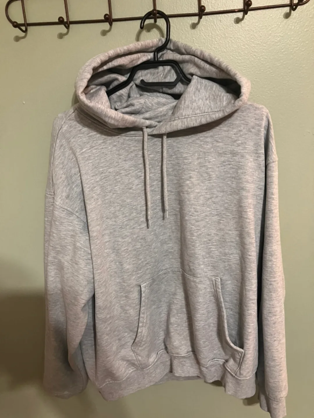 H&M Grey Oversized Hoodie - Size Medium thumbnail