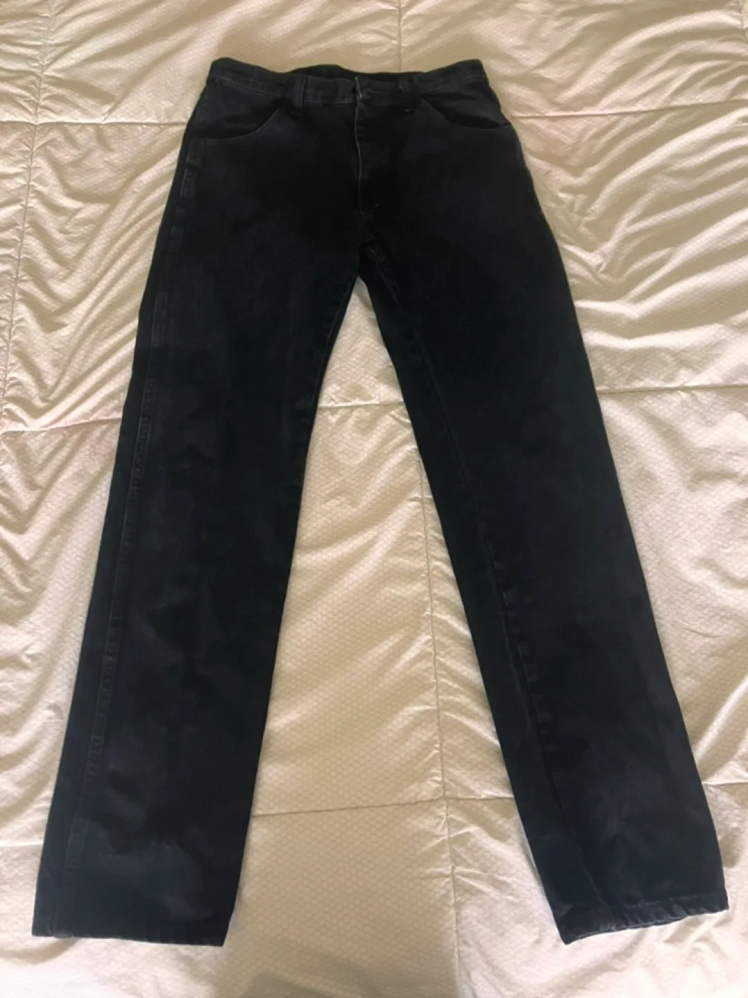 Men's Levi's 501 Black Jeans Size 32x34 thumbnail