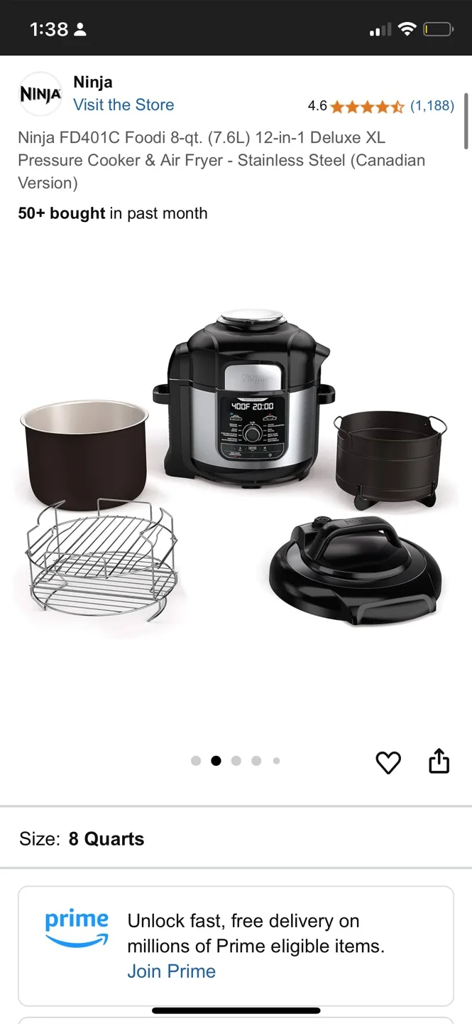 Ninja Foodi MAX Multi Cooker, 7.5L image indicator(6)