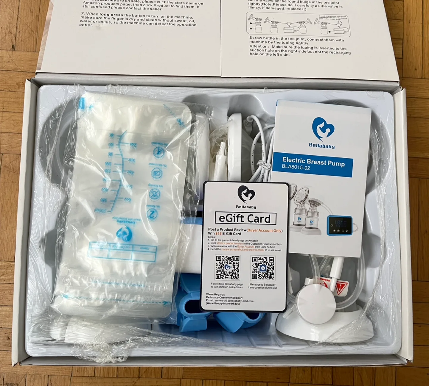 Bellababy Duo Rechargeable Electric Breast Pump - BLA8015-02 image indicator(2)