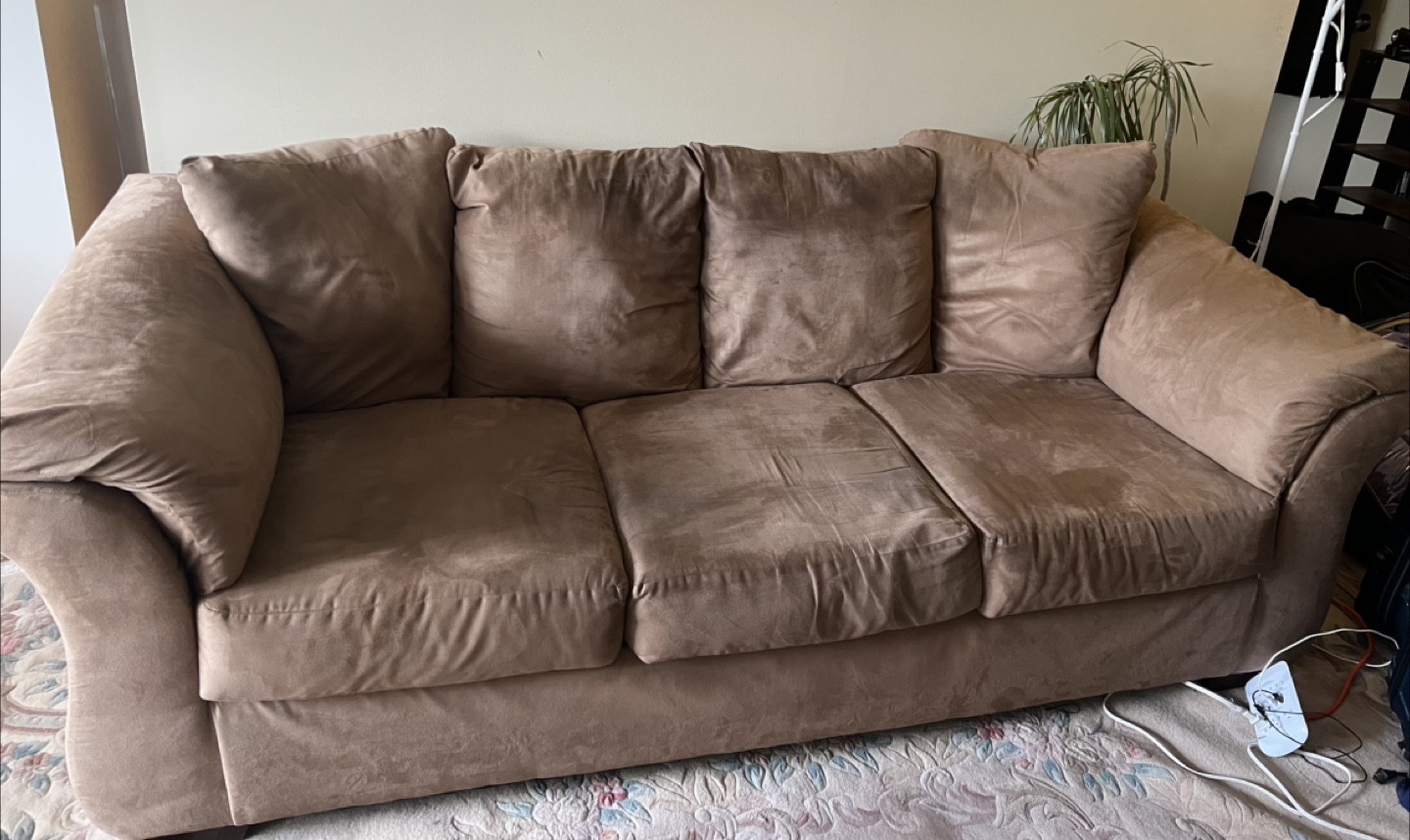 Comfy 3 seat sofa must pickup by May 30