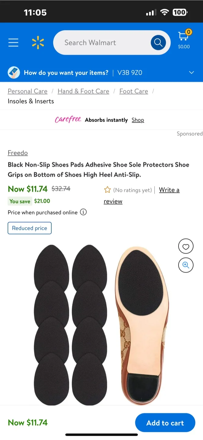 Insole Heel Grips and Ball of Foot Cushions image indicator(2)